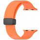 Mobigear Sport Mag Siliconen Apple Watch Bandje Magneetsluiting - 42/41/40/38 mm - Oranje