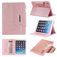 Mobigear Luxury iPad 9 (2021) Hoes Bookcase + Stylus Houder - Roze