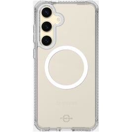 ITSKINS Level 2 HybridMagClear R Doorzichtig Samsung Galaxy S24 FE MagSafe Hoesje Hardcase Backcover Shockproof - Transparant