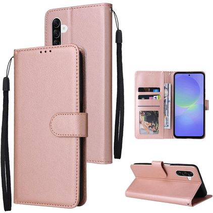 Mobigear Wallet Samsung Galaxy A57 Hoesje Bookcase Portemonnee - Roségoud