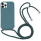 Mobigear Lanyard iPhone 16 Pro Siliconen Hoesje met koord - Groen