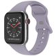Mobigear Sport Dual Siliconen Apple Watch Bandje Druksluiting - 49/46/45/44 mm - Lavender Grey