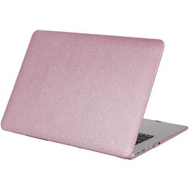 Mobigear Silk Texture MacBook Pro 15 Inch (2008-2012) Hoes Hardshell Laptopcover MacBook Case - Paars - Model A1286