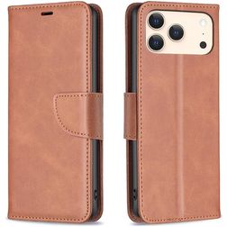 Mobigear Excellent iPhone 18 Pro Hoesje Bookcase Portemonnee - Bruin