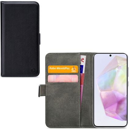 Mobilize Classic Gelly Wallet Samsung Galaxy A35 Hoesje Bookcase Portemonnee - Zwart
