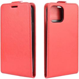 Mobigear iPhone 12 Mini Hoesje Flipcase - Rood
