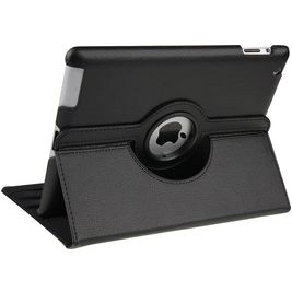 Mobigear DuoStand iPad 4 (2012) Hoes Draaibare Bookcase - Zwart Mobigear DuoStand iPad 4 (2012) Hoes Draaibare Bookcase - Zwart