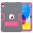 Mobigear ShieldStand iPad 10 (2022) Hoes Hard Kunststof,Siliconen Backcover + Standaard - Roze / Grijs