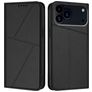 Mobigear Frosted Flip iPhone 17 Pro Max Hoesje Bookcase Portemonnee - Zwart