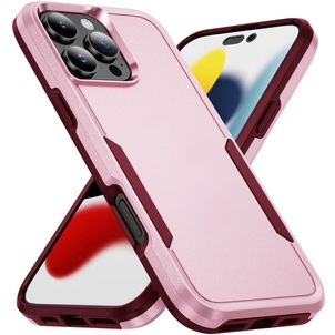 Mobigear Heavy Armor iPhone 16 Pro Hoesje Hardcase Backcover Shockproof - Roze