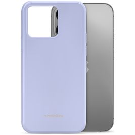Mobilize Rubber Gelly iPhone 13 Pro Hoesje Flexibel TPU Backcover - Pastel Purple