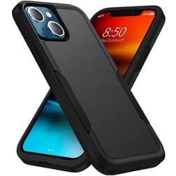Mobigear Heavy Armor iPhone 14 Hoesje Hardcase Backcover Shockproof - Zwart