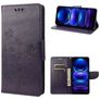 Mobigear Flowers Xiaomi Redmi Note 12 Pro Plus Hoesje Bookcase Portemonnee - Paars