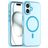 Mobigear Shockproof iPhone 16 Plus MagSafe Hoesje Flexibel TPU Backcover - Blauw