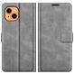 Mobigear Wallet iPhone 13 Mini Hoesje Bookcase Portemonnee - Grijs