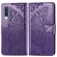 Mobigear Butterfly Samsung Galaxy A70 Hoesje Bookcase Portemonnee - Paars