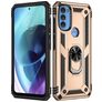 Mobigear Armor Ring Motorola Moto G71 5G Hoesje Hardcase Backcover Shockproof met Ringhouder - Goud