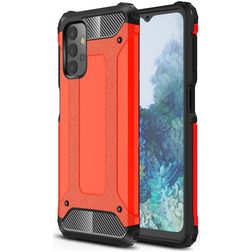 Mobigear Outdoor Samsung Galaxy A32 5G Hoesje Hardcase Backcover Shockproof - Rood