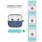 Mobigear Classic Apple AirPods 3 Hoesje Flexibel Siliconen - Blauw