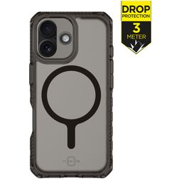 ITSKINS Level 2 HybridMagFrost R iPhone 17 MagSafe Hoesje Hardcase Backcover Shockproof - Zwart