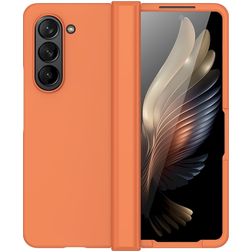 Mobigear Colors Samsung Galaxy Z Fold 5 Hoesje Flexibel TPU Backcover - Oranje