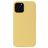 Mobigear Rubber Touch iPhone 13 Siliconen Hoesje Backcover - Geel