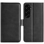 Mobigear Slim Magnet Samsung Galaxy S23 FE Hoesje Bookcase Portemonnee - Zwart