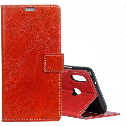 Mobigear Basic Xiaomi Mi Play Hoesje Bookcase Portemonnee - Rood