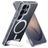 Mobiparts Hardcover Doorzichtig Samsung Galaxy S26 Ultra MagSafe Hoesje Hardcase Backcover met Standaard - Transparant
