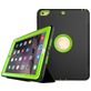 Mobigear Tri-Fold Folio iPad 6 (2018) Hoes Bookcase - Zwart / Groen