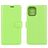 Mobigear Classic iPhone 12 Mini Hoesje Bookcase Portemonnee - Groen