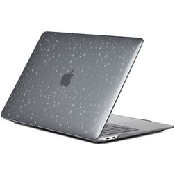 Mobigear Sparkle MacBook Air 13 Inch (2018-2020) Hoes Hardshell Laptopcover MacBook Case - Zwart - Model A1932 / A2179 / A2337