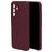 Mobiparts Samsung Galaxy A56 Siliconen Hoesje Backcover - Plum Red