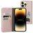 Mobiparts Classic Wallet iPhone 14 Pro Max Hoesje Bookcase Portemonnee - Roze