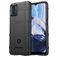 Mobigear Rugged Shield Motorola Moto E22 Hoesje Flexibel TPU Backcover Shockproof - Zwart