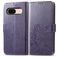 Mobigear Clover Google Pixel 8a Hoesje Bookcase Portemonnee - Paars