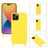 Mobigear Lanyard iPhone 14 Pro Siliconen Hoesje met koord - Geel