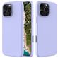 Mobigear Rubber Touch iPhone 16 Pro Max Siliconen Hoesje Backcover - Paars