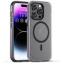 Mobigear Shockproof iPhone 16 Pro Max MagSafe Hoesje Flexibel TPU Backcover - Zwart