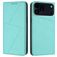 Mobigear Frosted Flip iPhone 17 Pro Hoesje Bookcase Portemonnee - Blauw