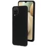 Mobiparts Samsung Galaxy A12 Siliconen Hoesje Backcover - Zwart