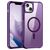 Mobigear Shockproof iPhone 15 MagSafe Hoesje Hardcase Backcover - Paars