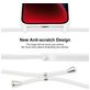 Mobigear Lanyard iPhone 14 Plus Siliconen Hoesje met koord - Wit
