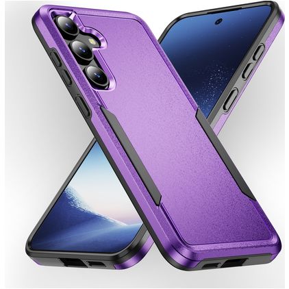Mobigear Heavy Armor Samsung Galaxy S24 Plus Hoesje Hardcase Backcover Shockproof - Paars