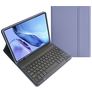 Mobigear Keys iPad Air 11 Inch (2024) Hoes QWERTY Bluetooth Toetsenbord Bookcase + Stylus Houder - Paars