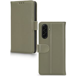 Mobilize Premium Gelly Samsung Galaxy A17 Hoesje Bookcase Portemonnee - Groen