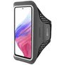 Mobiparts Comfort Fit Telefoonhouder Hardlopen Samsung Galaxy A53 Sport Hoesje Neopreen Sportarmband - Zwart