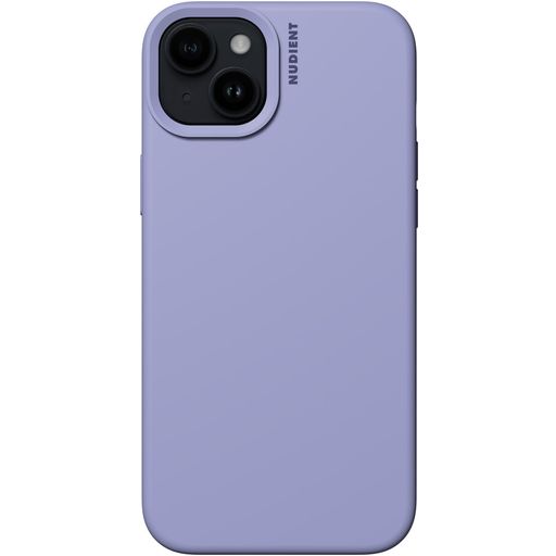 Nudient Base iPhone 15 Plus Siliconen Hoesje Backcover - Soft Purple