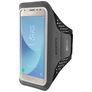Mobiparts Comfort Fit Telefoonhouder Hardlopen Samsung Galaxy J3 (2017) Sport Hoesje Neopreen Sportarmband - Zwart