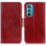 Mobigear Classy Motorola Edge 30 Hoesje Bookcase Portemonnee - Rood
